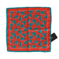 Dolce & Gabbana Orange Boat Print Silk Square Handkerchief Scarf