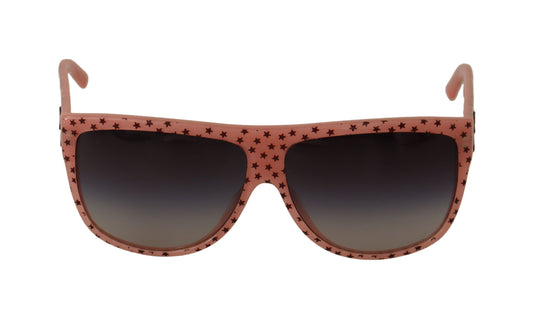 Dolce & Gabbana Brown Stars Acetate Frame Women Shades Sunglasses