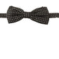 Dolce & Gabbana Black Patterned Adjustable Neck Papillon Bow Tie