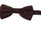 Dolce & Gabbana Brown Dotted Silk Adjustable Neck Papillon Bow Tie