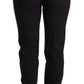 Dolce & Gabbana Black Tapered Women Trouser Virgin Wool Pants