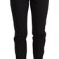 Dolce & Gabbana Black Tapered Women Trouser Virgin Wool Pants