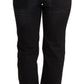 Ermanno Scervino Black Washed Straight Denim Trouser Cotton Jeans