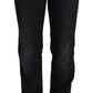 Ermanno Scervino Black Washed Straight Denim Trouser Cotton Jeans