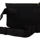 Dolce & Gabbana Sleek Black Monogram Fanny Pack