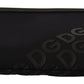 Dolce & Gabbana Sleek Black Monogram Fanny Pack