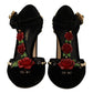 Dolce & Gabbana Elegant Velvet T-Strap Mary Jane Pumps