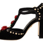 Dolce & Gabbana Elegant Velvet T-Strap Mary Jane Pumps