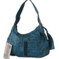 WAYFARER Shoulder Handbag Printed Purse Women Blue