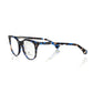 Frankie Morello Blue Acetate Frame