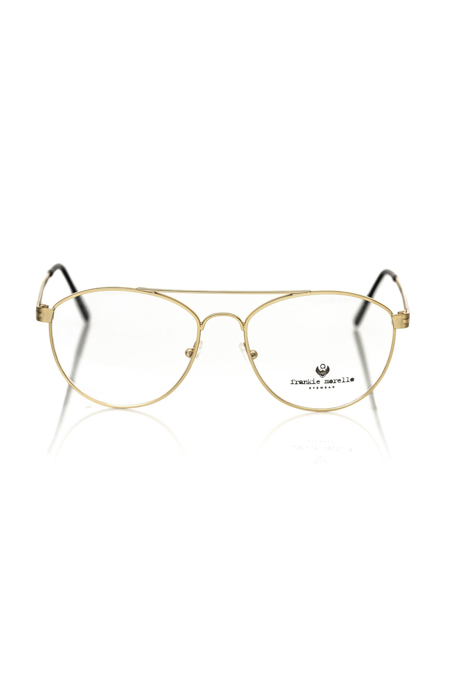 Frankie Morello Gold Metallic Fibre Frame