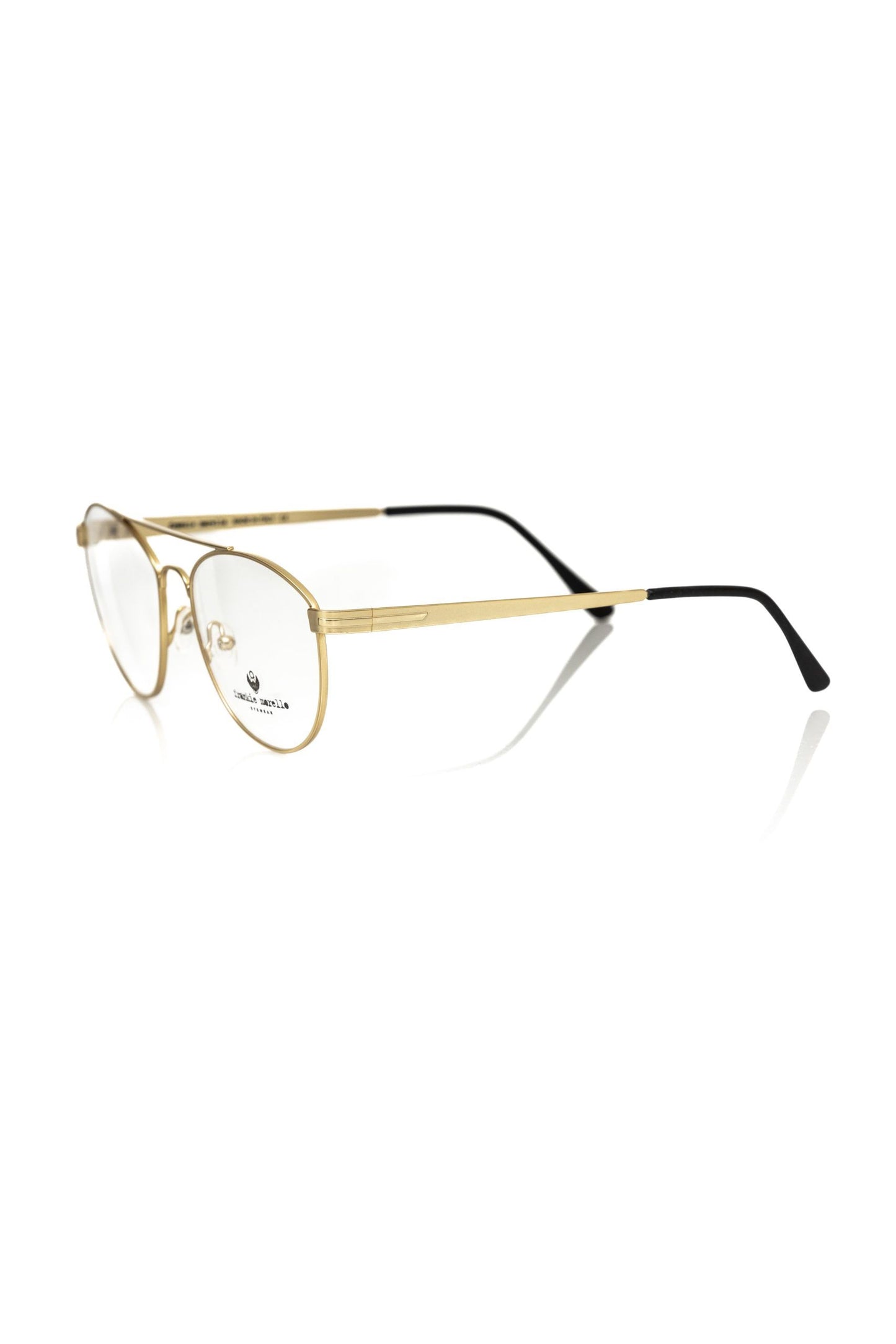 Frankie Morello Gold Metallic Fibre Frame