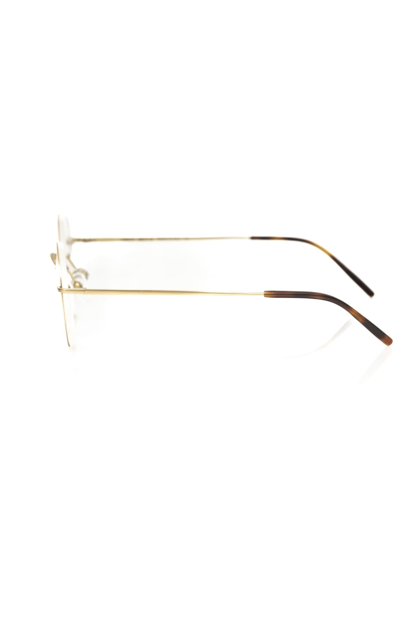 Frankie Morello Gold Metallic Fibre Frame