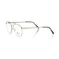 Frankie Morello Silver Metallic Fibre Frame