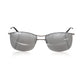 Frankie Morello Silver Metallic Fibre Sunglasses