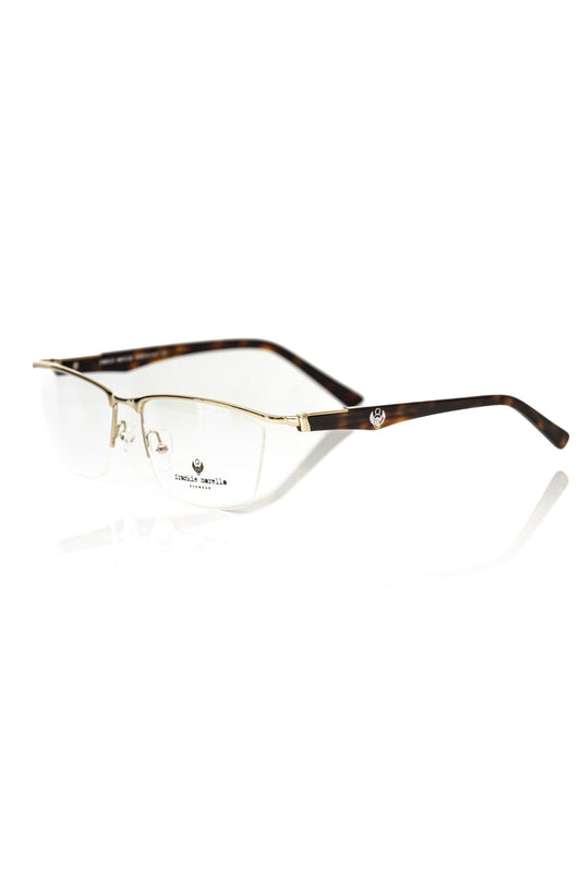 Frankie Morello Gold Metallic Fibre Frame