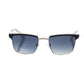 Frankie Morello Black Metallic Fibre Sunglasses