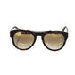 Frankie Morello Brown Acetate Sunglasses