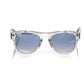 Frankie Morello White Acetate Sunglasses