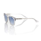 Frankie Morello White Acetate Sunglasses