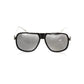 Frankie Morello Black Metallic Fibre Sunglasses