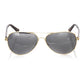 Frankie Morello Gold Metallic Fibre Sunglasses