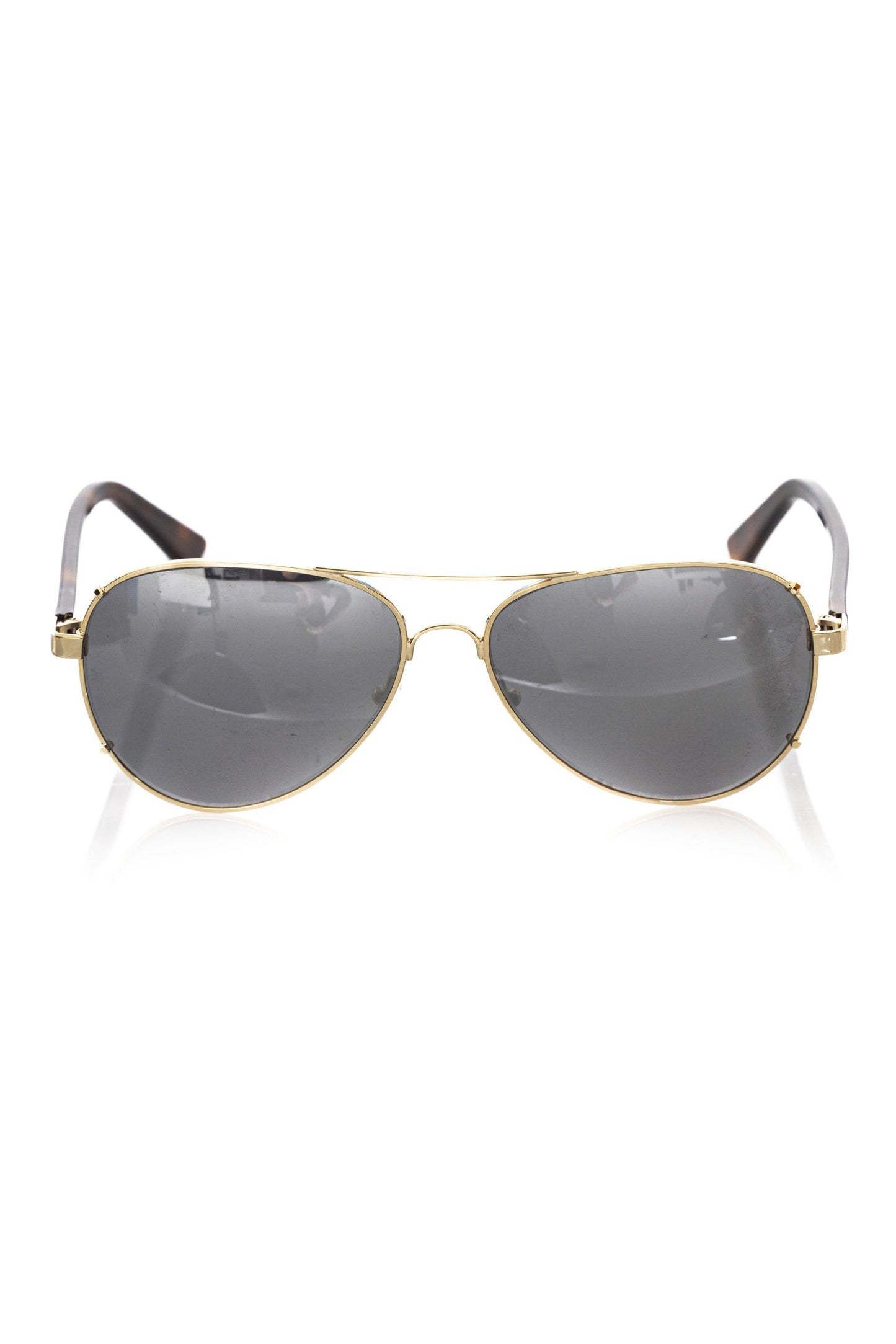 Frankie Morello Gold Metallic Fibre Sunglasses