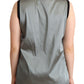 Dolce & Gabbana Silver Round Neck Sleeveless Casual Tank Top