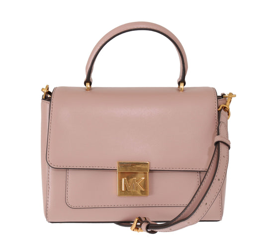 Michael Kors Pink MINDY Leather Shoulder Bag