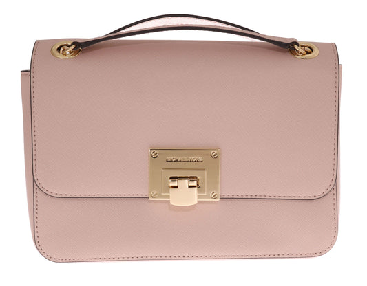 Michael Kors Pink Tina Leather Shoulder Bag