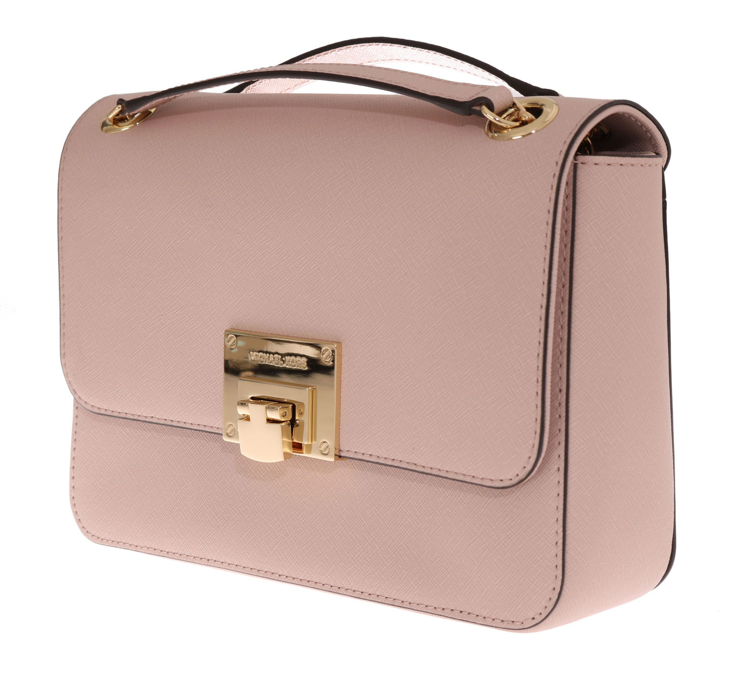 Michael Kors Pink Tina Leather Shoulder Bag