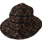 Dolce & Gabbana Multicolor Fabric Woven Wide Brim Bucket Hat