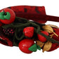 Dolce & Gabbana Red Tiara Berry Fruit Crystal Bow Hair Diadem Headband