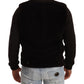 Dolce & Gabbana Black Leather Mens Turtle Neck Coat Jacket