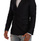 Dolce & Gabbana Black Dotted Double Breasted MARTINI Jacket