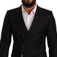 Dolce & Gabbana Black Dotted Double Breasted MARTINI Jacket