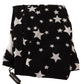 Dolce & Gabbana Black White Stars Print Nylon Stockings