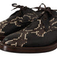 Dolce & Gabbana Brown Derby Exotic Leather Men Shoes