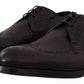 Dolce & Gabbana Purple Wingtip Leather Derby Shoes