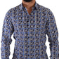 Dolce & Gabbana Blue Logo Mania Slim Fit Shirt