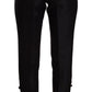 Dsquared² Black Wool High Waist Skinny Women Pants