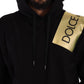 Dolce & Gabbana Black Gold Logo Hooded Sweatshirt