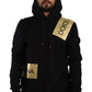 Dolce & Gabbana Black Gold Logo Hooded Sweatshirt