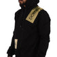 Dolce & Gabbana Black Gold Logo Hooded Sweatshirt