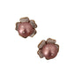 Dolce & Gabbana Gold Tone Maxi Faux Pearl Floral Clip-on Jewelry Earrings