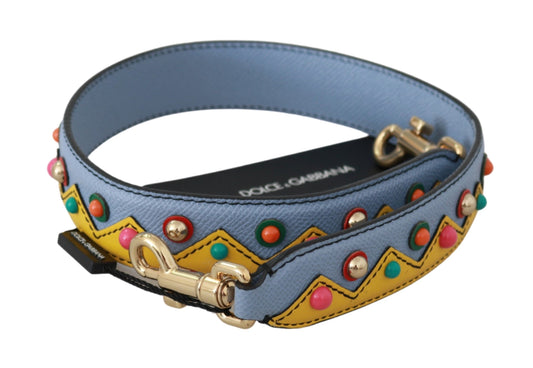 Dolce & Gabbana Blue Handbag Accessory Shoulder Strap Leather