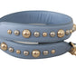 Dolce & Gabbana Blue Leather Handbag Accessory Shoulder Strap