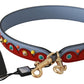 Dolce & Gabbana Blue Handbag Accessory Leather Shoulder Strap