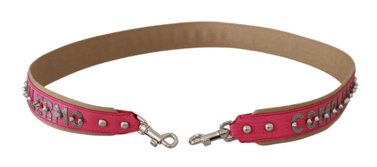 Dolce & Gabbana Pink Handbag Accessory Leather Shoulder Strap