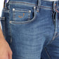 Jacob Cohen Handcrafted Slim Fit Blue Jeans with Pony Patch